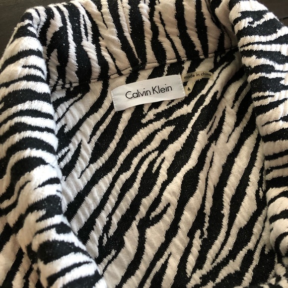 Calvin Klein Zebra Print Dress - Picture 4 of 5
